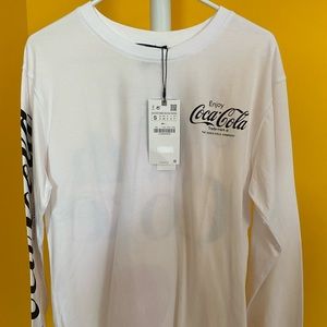 ZARA Coca Cola long sleeve shirt